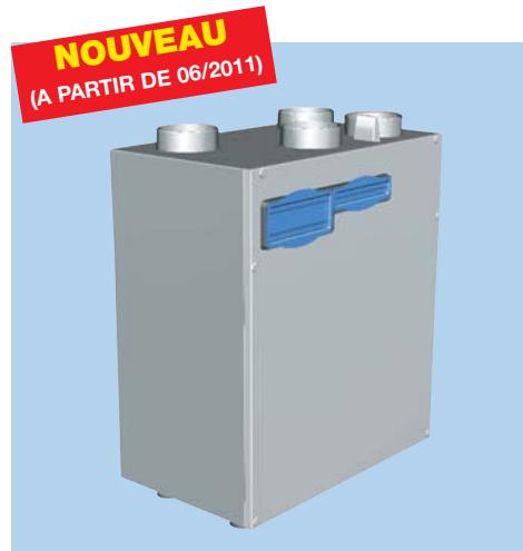 UNELVENT VMC DOUBLE FLUX INITIA 225 ECOWATT FILAIRE - 1