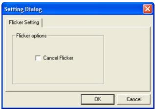 AIPTEK POCKET DV 3500 - Configurer les options de scintillement - 1