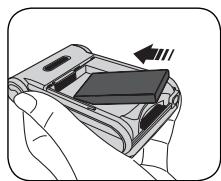 AIPTEK POCKET DV 6800S - Installez la batterie. - 1
