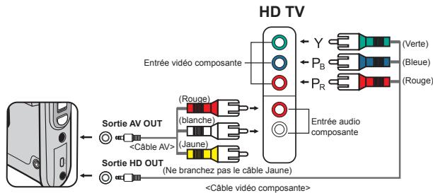 AIPTEK AHD Z500 PLUS - Relier le caméscope à un téléviseur HDTV - 1