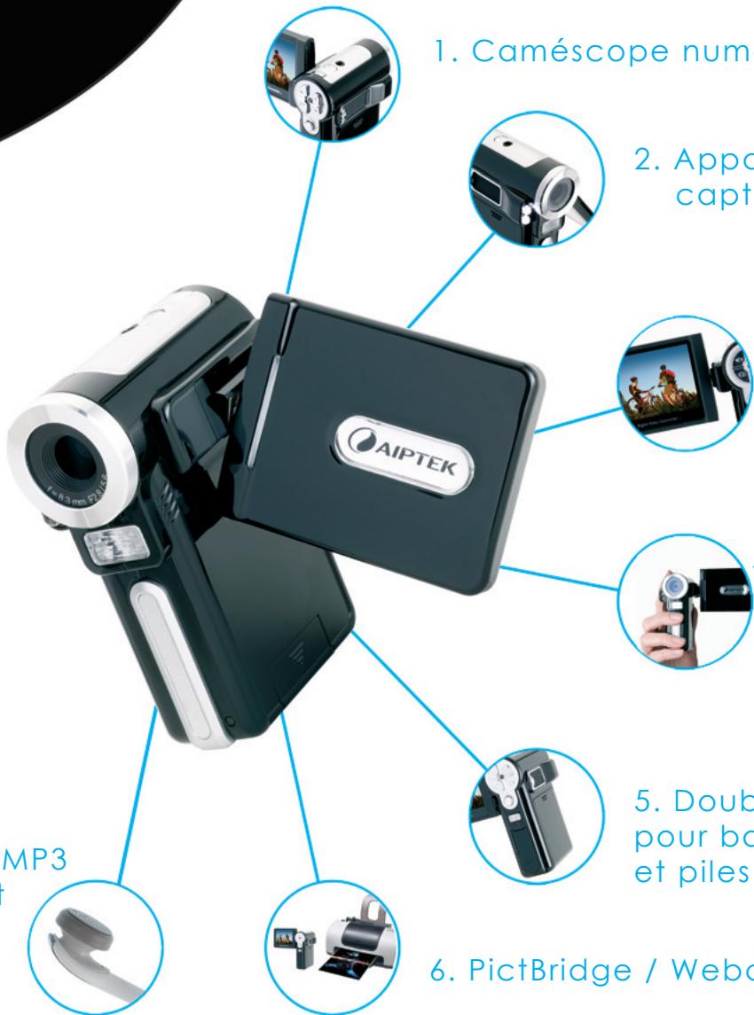 AIPTEK C 600 PRO - Le caméscope CCD 7EN1 - 1