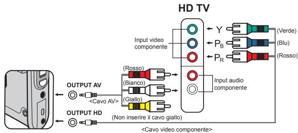 AIPTEK HD-DV CAMCORDER - Collegamento della videocamera al teilevisore HDTV - 1