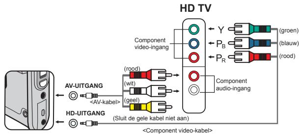 AIPTEK HD-DV CAMCORDER - De camcorder aansluiten op HDTV - 1