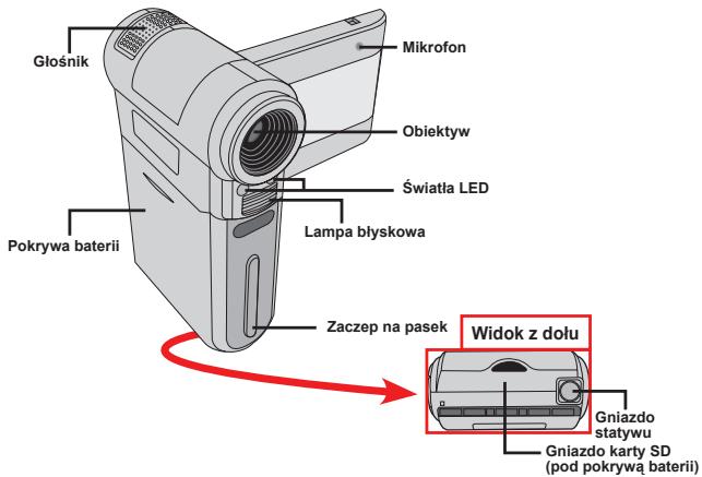 AIPTEK HD-DV CAMCORDER - - Poznanie częsci kamkordera - 1