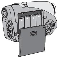 AIPTEK HDDV 8000 - Inserte las baterias. - 1