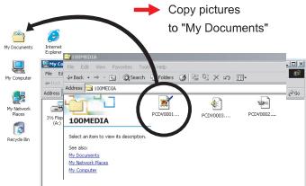 AIPTEK HDDV 8000 - Drag the target file into My Documents or the destination folder. - 2