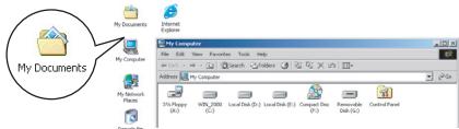 AIPTEK HDDV 8000 - Fare doppio clc sulla cartella Documenti o qualsiasi altra cartella che archivia i file. - 2
