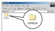AIPTEK HDDV 8000 - Doppelklicken Sie auf den Dateiordner 100MEDIA. - 2