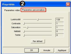 AIPTEK SLIMCAM 3200 - Paramètres personnalisés - 1