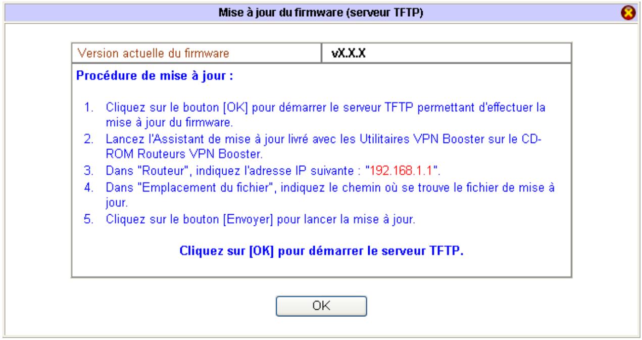 BEWAN VPN BOOSTER 32 - Activation du serveur TFTP - 1