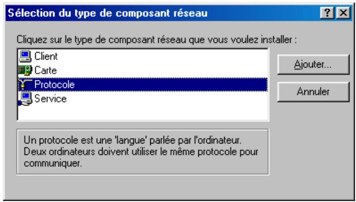 BEWAN VPN BOOSTER 32 - Installation du protocole TCP/IP - 1