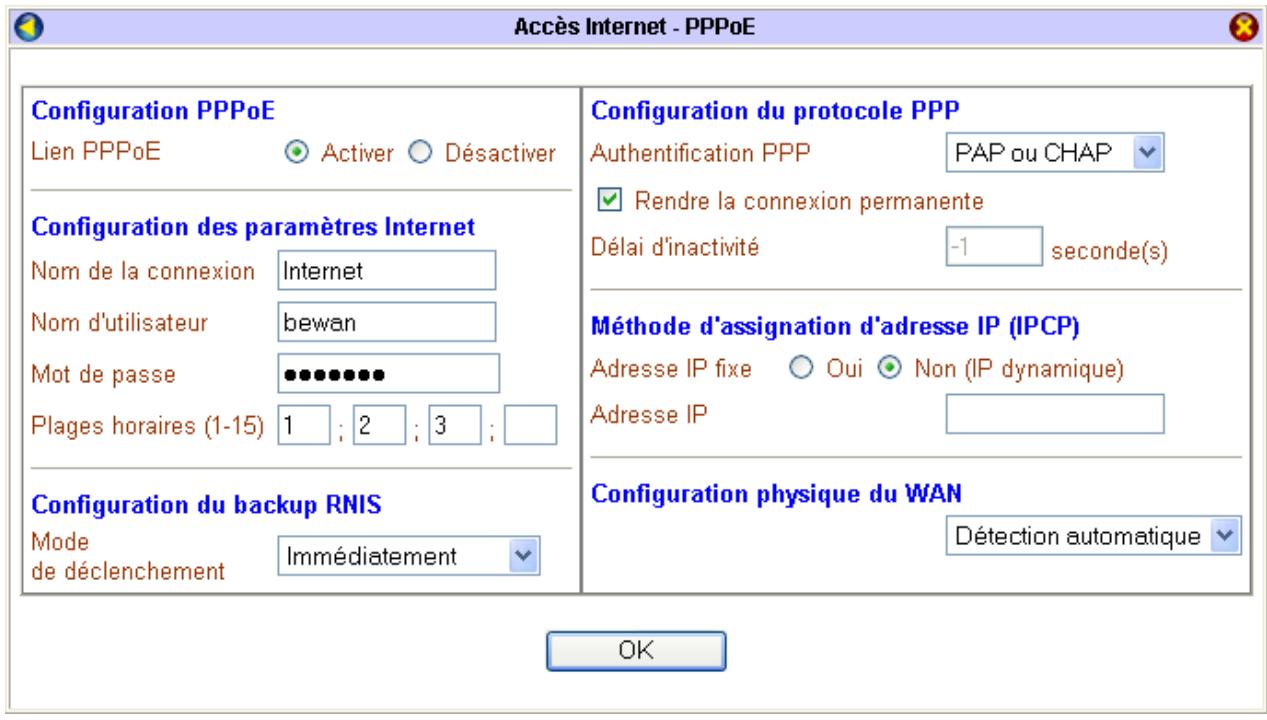 BEWAN VPN BOOSTER 32G - Exemple de paramétrage de plages horaires - 5