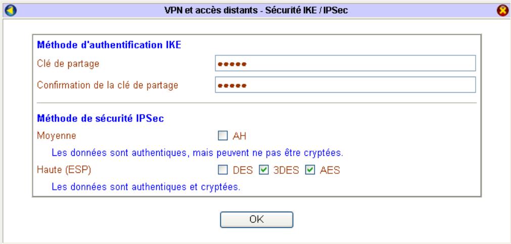 BEWAN VPN BOOSTER 32G - Comment paramétrer la règle ipsec sur le routeur si vous choisissez le protocole L2TP avec ipsec? - 1