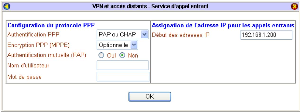 BEWAN VPN BOOSTER 32G - Étape 1 : configuration de l'expérience entrante - 1