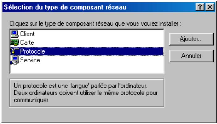 BEWAN VPN BOOSTER 32G - Installation du protocole netbeui - 1