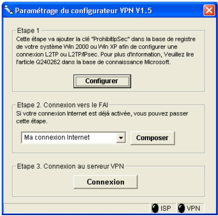 BEWAN VPN BOOSTER 32G - Sous windows 2000 ou XP - 1