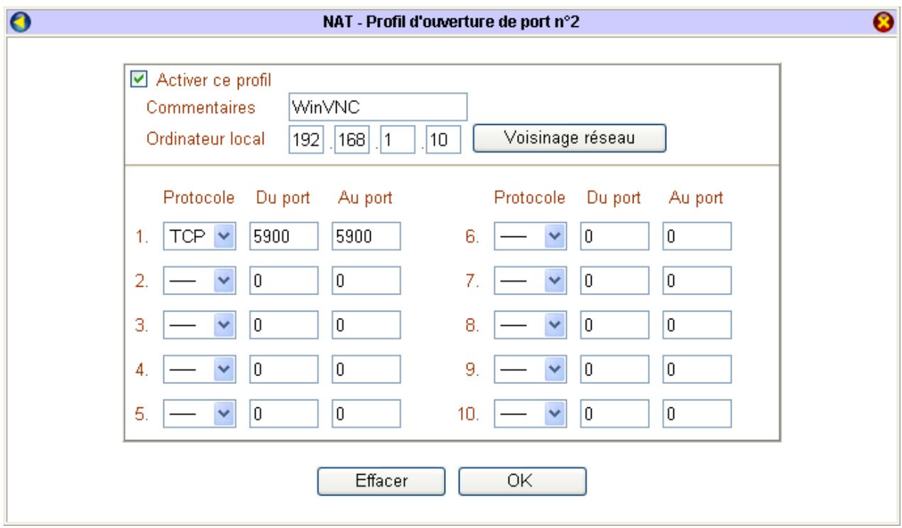 BEWAN VPN BOOSTER 32G - Ouverture de ports - 3