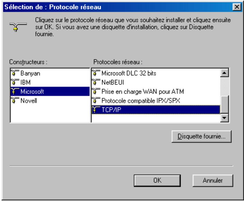 BEWAN VPN BOOSTER 32G - Installation du protocole tcp/ip - 2