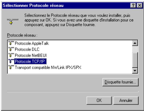 BEWAN VPN BOOSTER 32G - Installation du protocole tcp/ip - 1