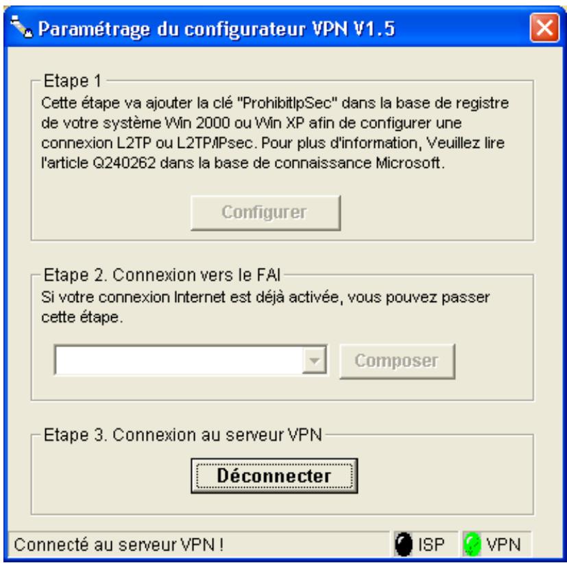 BEWAN VPN BOOSTER 32G - Sur le poste client - 4