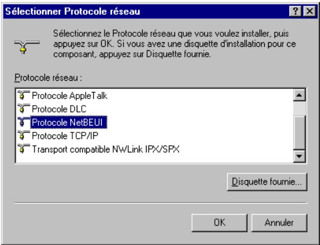 BEWAN VPN BOOSTER 32G - Installation du protocole netbeui - 1