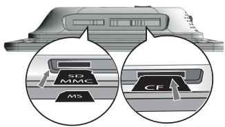 VIEWSONIC DF87G - Inserting Memory Cards - 1
