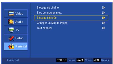 VIEWSONIC N2635W - Blocage d'entrée: - 1