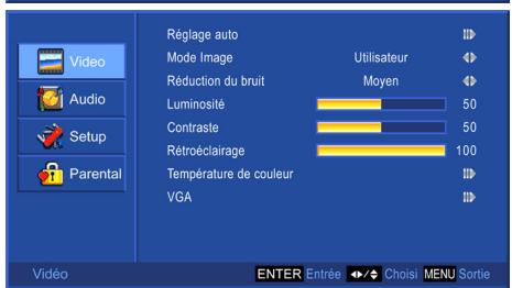 VIEWSONIC N2635W - Réglages des paramètres - 2