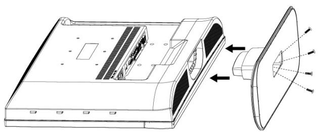 VIEWSONIC N2635W - Installation du support - 1