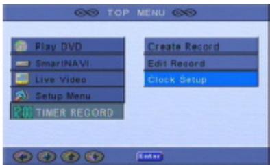 SIGMATEK PVR-800 - Réglage de l'horloge - 1