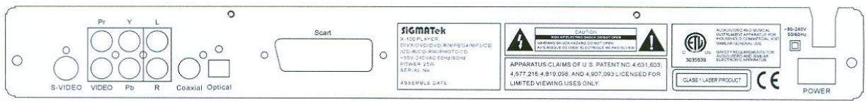 SIGMATEK X-100 V1 - Branchement au téléviseur - 1