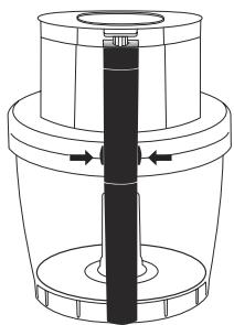 CUISINART FP14DCE - Installer et retirer le couvercle - 2