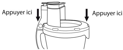 CUISINART FP14DCE - Installer et retirer le couvercle - 1