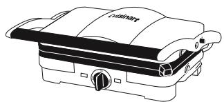 CUISINART GR3E - Geschlossen: Funktion Grill/Panini - 1