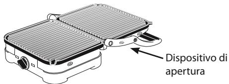CUISINART GR3E - Aperto a 180^ : funzione barbecue - 1