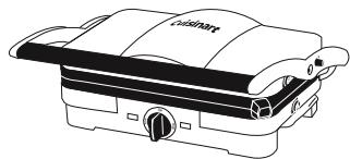 CUISINART GR3E - Closed: grill/panini press option - 1