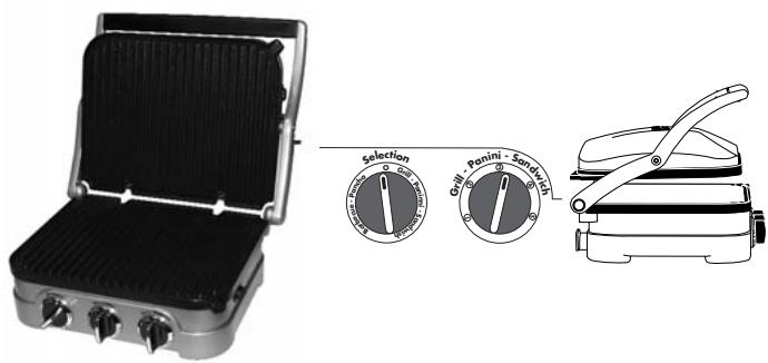 CUISINART GR4E - PANINI OPTION - 1