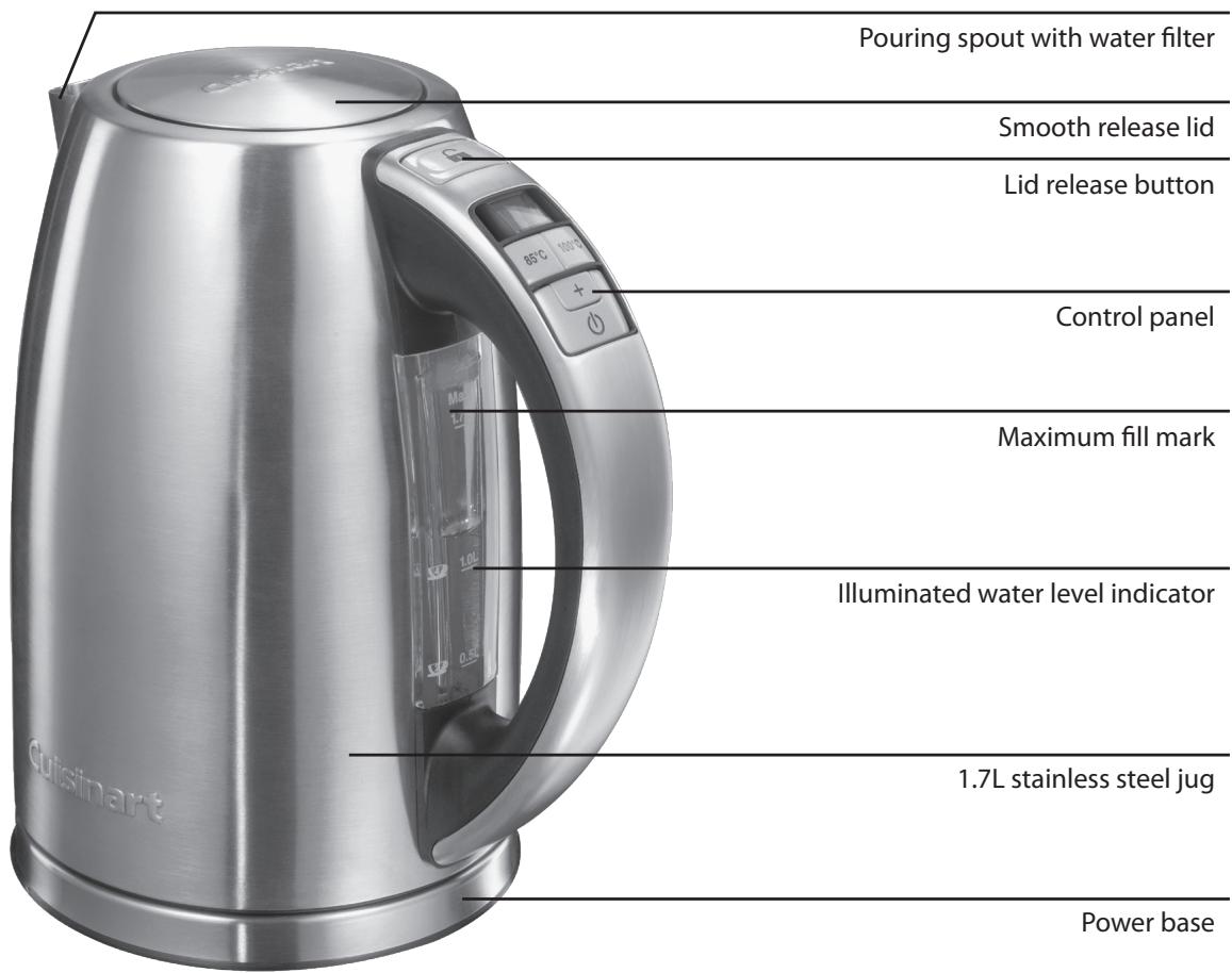 CUISINART MULTI-TEMP JUG KETTLE - FEATURES - 1