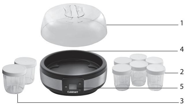 CUISINART YM350E - EIGENSCHAFTEN DES GERÄTS - 1