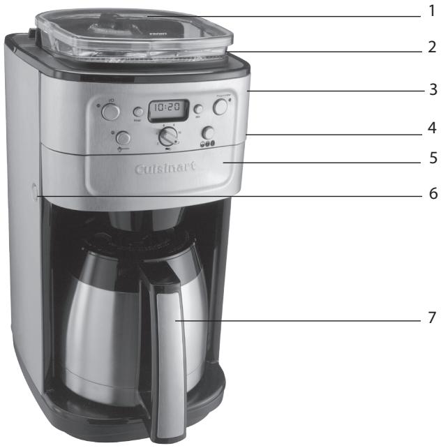 CUISINART DGB900BCE - Sommaire - 1