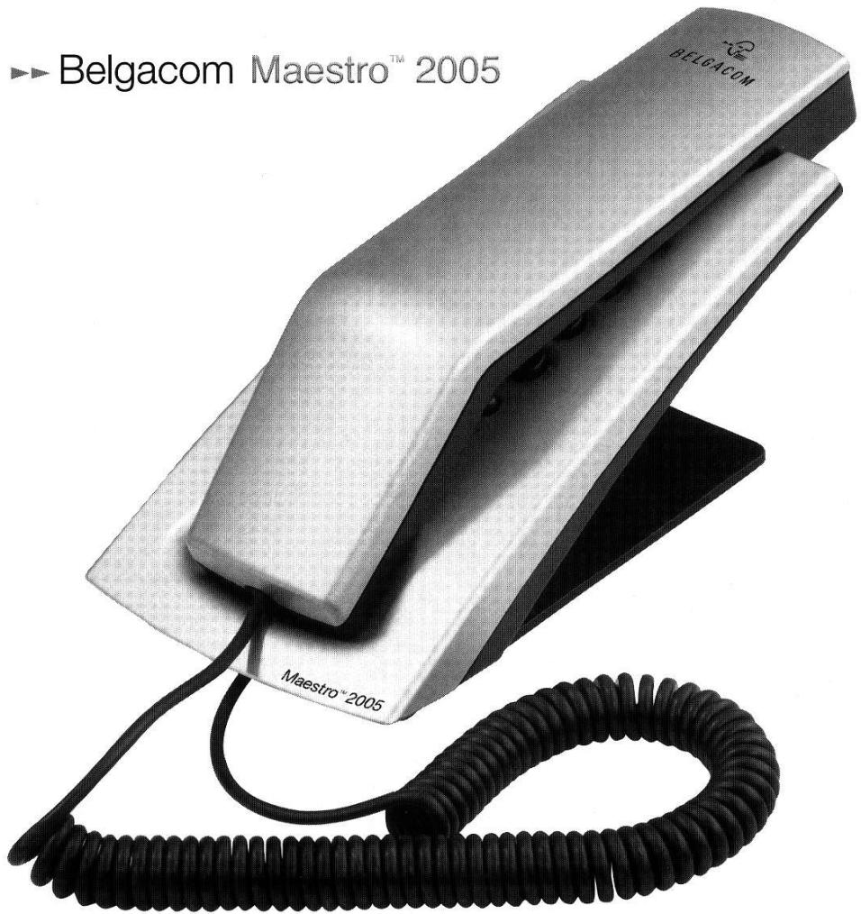 BELGACOM MAESTRO 2005 - User manual   Gebrauchsanleitung - 1