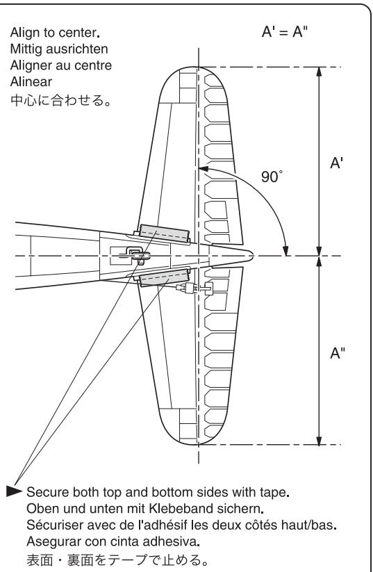 KYOSHO F4U CORSAIR M24 - Assemblage de l'avion - 11