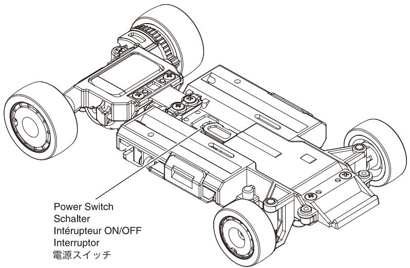 KYOSHO MR-02 LM - Power switch / schalter / interrupteur on/off / interruption - 2