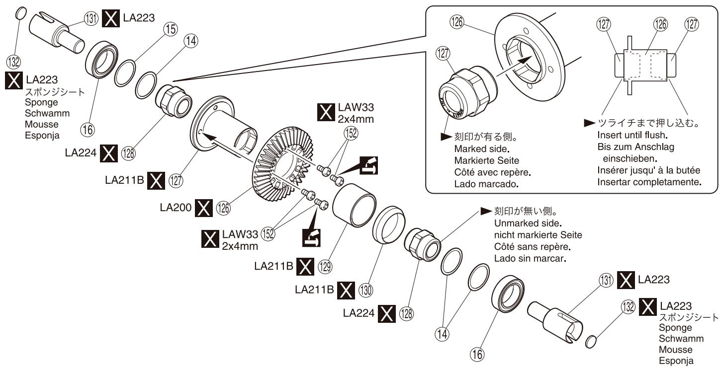 KYOSHO TF-5 READYSET - Suspension avant - 4