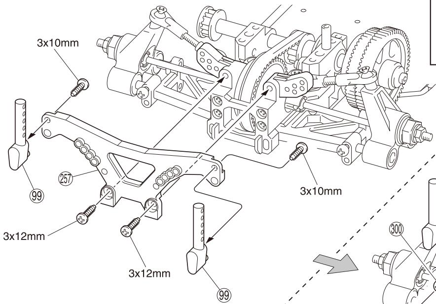KYOSHO V-ONE III MOTUL AUTECH GT-R - Avant l'assemblage, veuillez lire les points suivants attentivement: - 22