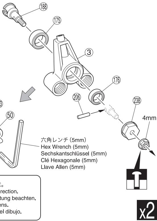 KYOSHO V-ONE S III ENDLESS ADVAN CCI Z - Avant l'assemblage, veuillez lire les points suivants attentivement: - 18
