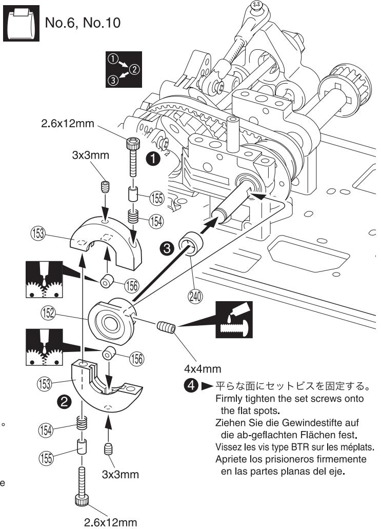 KYOSHO V-ONE S III ENDLESS ADVAN CCI Z - 2Spu-1Dmss/2 speedchanger 2-gang-getriebe/boite de vitesse/cambio 2 velocidades - 2