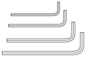 KYOSHO V-ONE SII - GELIEFERTE WERKZEUGE OUTILS FOURNIS - 1