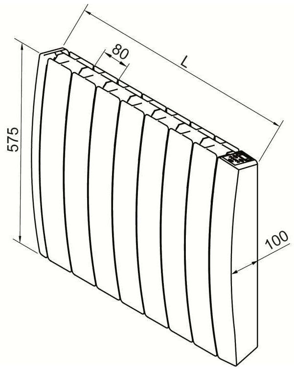 ACOVA MOHAIR - Radiateur électrique - 2