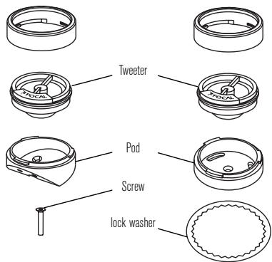 FOCAL ACCESS 2-WAY KIT - Fitting the tweeter - 1